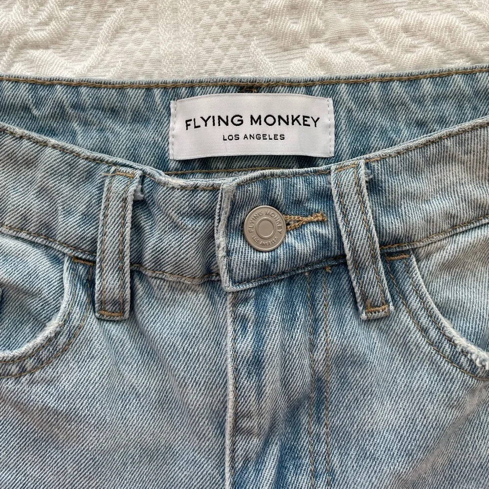 Buckle FLYING MONKEY Vintage Cropped Straight Jean Distressed Windfall 23 - Picture 7 of 14